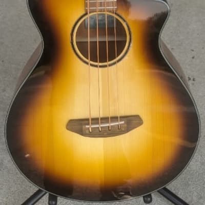 Breedlove Discovery S Concert Edgeburst Acoustic Electric 4-String Bass Guitar for sale