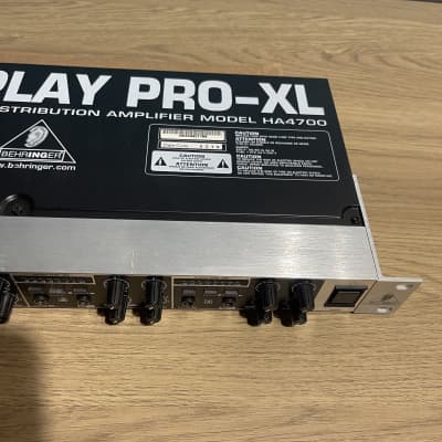 Behringer Powerplay Pro-XL HA4700 4-Channel Headphone Amplifier 