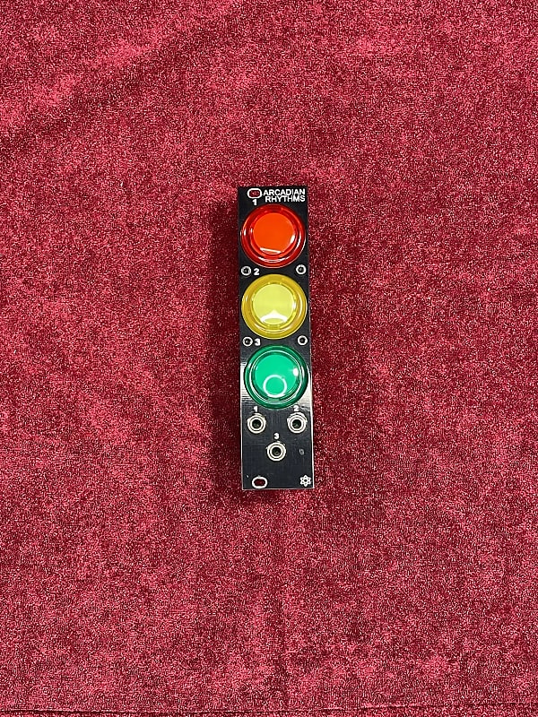 Synthrotek Arcadian Rhythms (Red, Yellow, Green) - Black image 1
