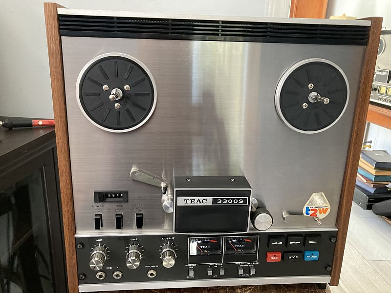 PLEASE READ!! TEAC 3300S 1/4 10.5 inch 4-Track 2-Channel Semi Pro Reel to  Reel Tape Deck Recorder