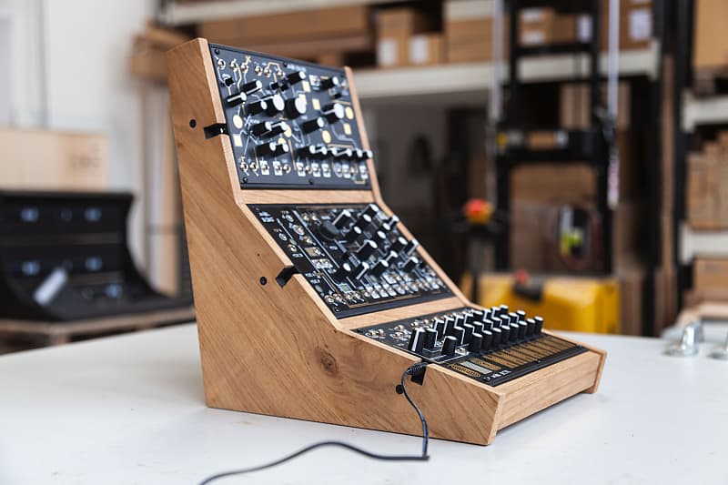 2 Many Synths Solid Oak stand 3-tier for Make Noise | Reverb