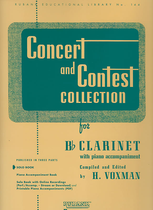 Concert and Contest Collection for Bb Solo Book Only Reverb