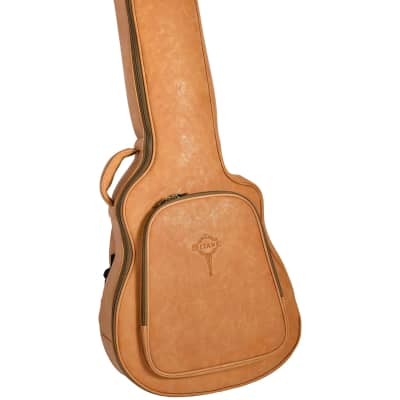 Gitane DG-255 Professional Gypsy Jazz Guitar with Deluxe Gig Bag - Natural image 2