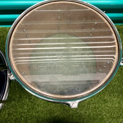⚡️Vintage Whitehall 4-Piece Drum Set 20" /12" / 13"/16" Made In Japan -Blue Sparkle⚡️ image 20