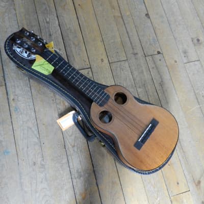 Mele Six string Baritone Uke Guitarlele Natural Reverb