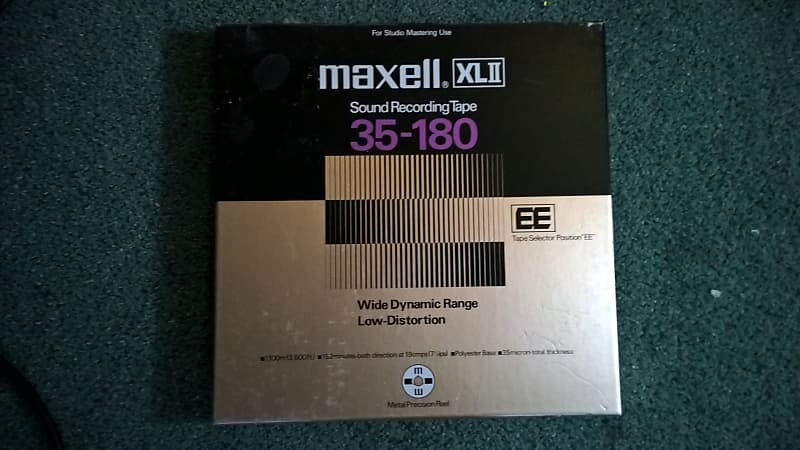 Maxell XL II EE 35-180 Reel To Reel Audio Recording Tape