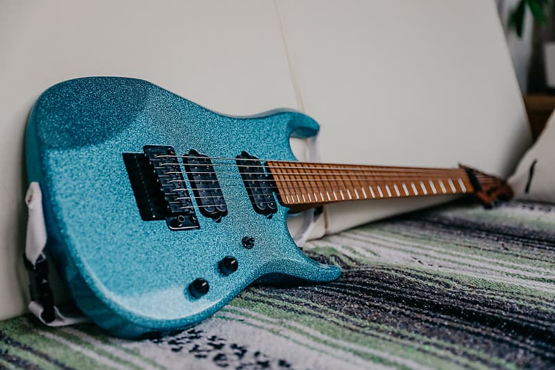 Ernie Ball Music Man JP16 7 String John Petrucci Aqua