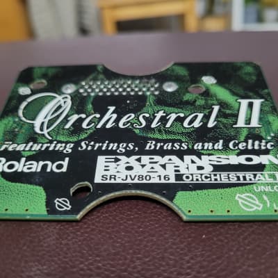 Roland SR-JV80-16 Orchestral II Expansion Board 1990s - Green