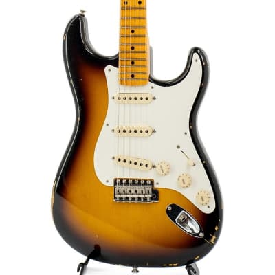 Fender Custom Shop 2020 Time Machine Series 1956 Stratocaster Relic Faded/Aged 2-Color Sunburst [USED] [Weight3.39kg] for sale