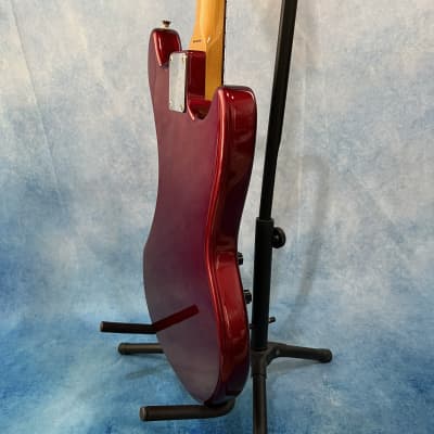 2010 Fender Japan MG-69 Mustang Old Candy Apple Red MIJ LH Left image 23