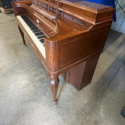 Upright piano Steinway console type image 3