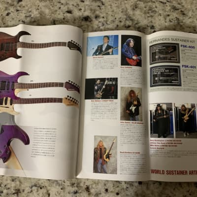 Fernandes Catalog 1995 Vertigo Burny Warlock Mockingbird