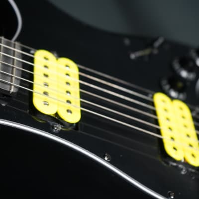 Eklein/Flaxwood Black Stratocaster Guitar image 3