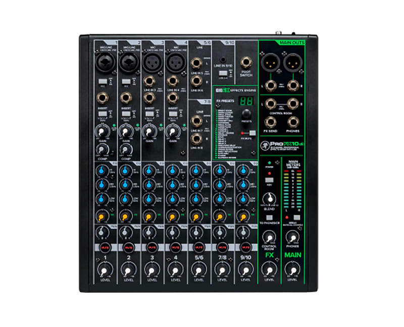 Mackie ProFX10v3 10-Channel Analog Mixer with Onyx Mic Preamps, Effects and USB image 1