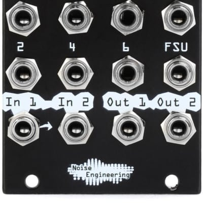 Noise Engineering Desmodus Versio Stereo Reverb Generator Eurorack Module - Numbered  Black image 1