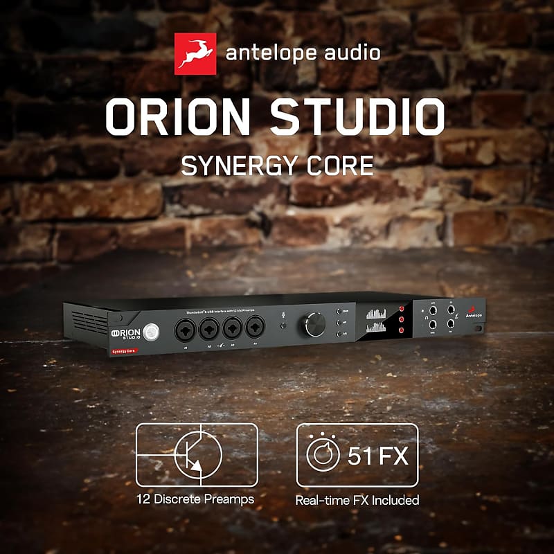 Antelope　France　Audio　Orion　Studio　Thunderbolt/Usb　Synergy　Core　Audio　Interface　Gifts　Reverb