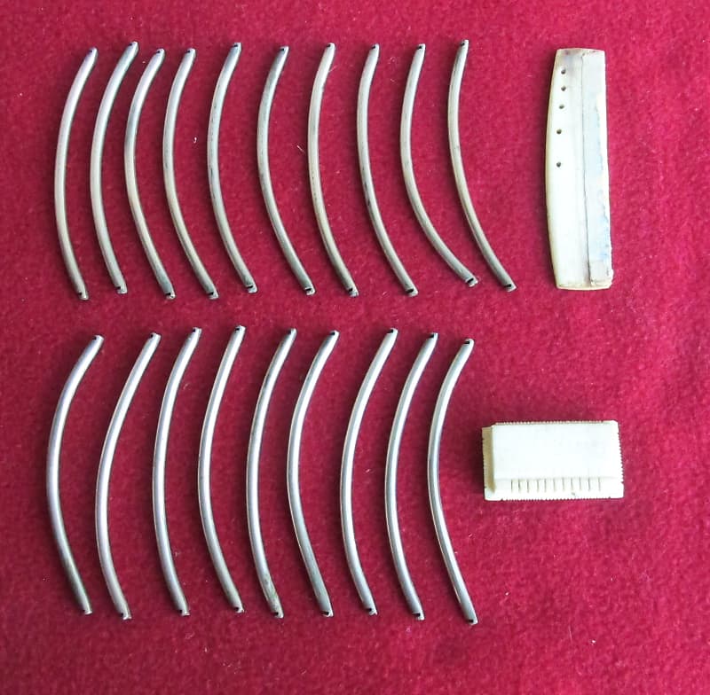 Vintage Sitar Frets w String Nut and tailpieceSet of 19 Reverb