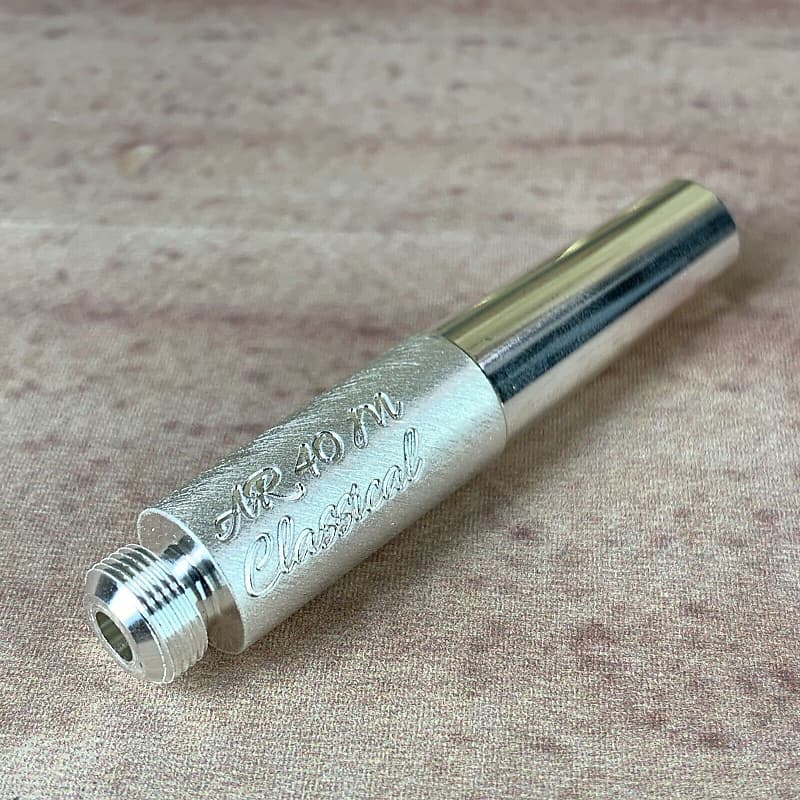 AR Resonance Silver Plated Trumpet Mouthpiece Shank AR40M Reverb