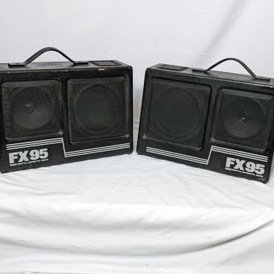 KRACO Digital Effects 100w FX 95 Speakers Truck Boxes Vintage Pair image 1
