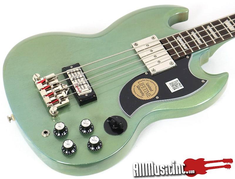 Epiphone Custom Shop EB-3 Worn Iverness Green Electric Bass
