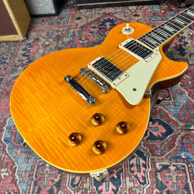 Epiphone Japan LPS-90 Les Paul Lemon Drop MIJ w/ upgrades | Reverb