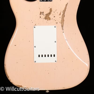 Fender Custom Shop Late 1962 Strat Relic/ Closet Classic Super Faded Aged Shell Pink (556) image 4
