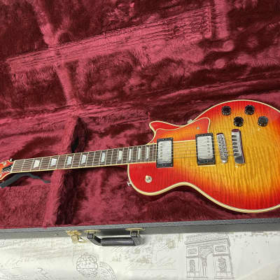 Heritage H-150 Deluxe Cherry Sunburst Kalamazoo R9 Bookmatched AAA Flame Top One of a Limited Run! image 4