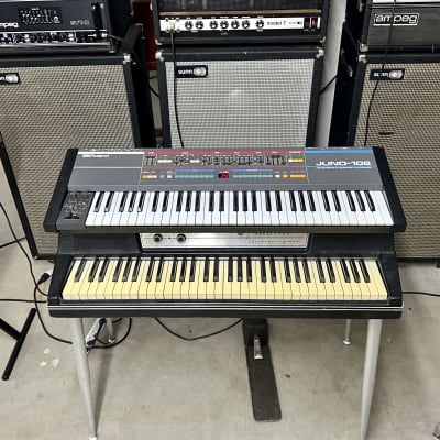 Roland Juno 106 1980’s original vintage analog poly-synth MIJ Japan synthesizer image 3