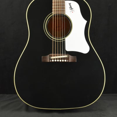 Gibson 60s J-45 Original Adj. Saddle (No Pickup) Ebony 2020 with Case image 1