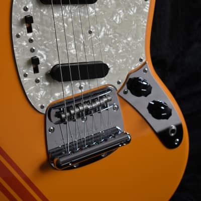 2011 Fender Japan Competition Mustang MG69-BECK/CO Beck Signature Model  Capri Orange, MIJ, Limited, Offset | Reverb