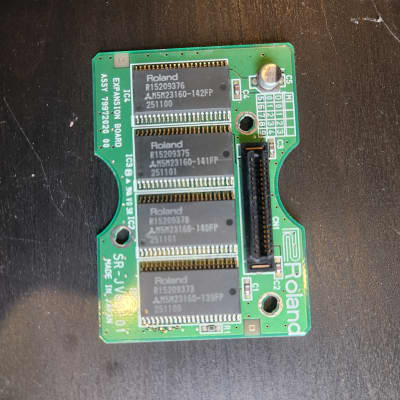Roland SR-JV80-01 Pop Expansion Board 1990s - Green image 2