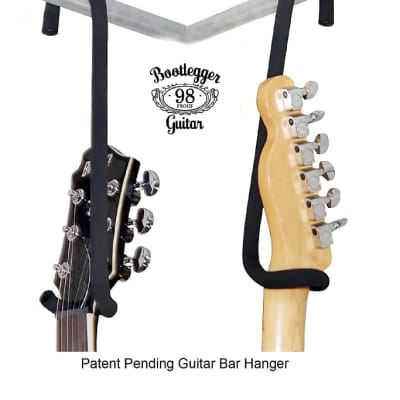Two Guitar Bar Hanger’s  Bootlegger Guitar 2020  Black for sale
