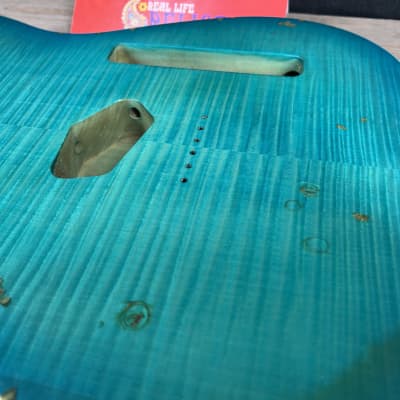 Real Life Relics Tele® Body Top Bound Aged Caribbean Blue Burst image 7