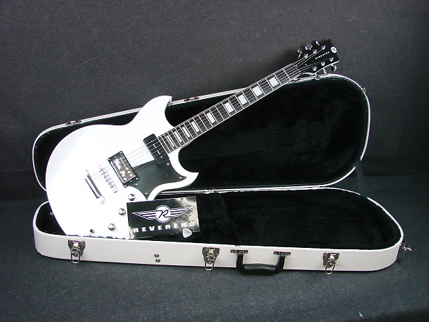 Reverend Sensei RA P90 Limited Wildwood Exclusive 2016 Gloss White Pearl Electric Guitar w Case