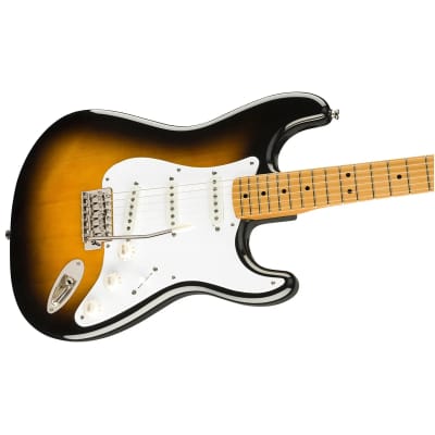 Squier Classic Vibe 50s Stratocaster Electric Guitar, Maple Fingerboard -2-Color Sunburst image 4
