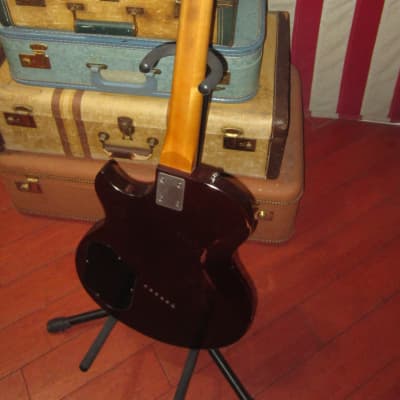 ~1975 Gibson L6-S Wine Red w Hard Case image 2