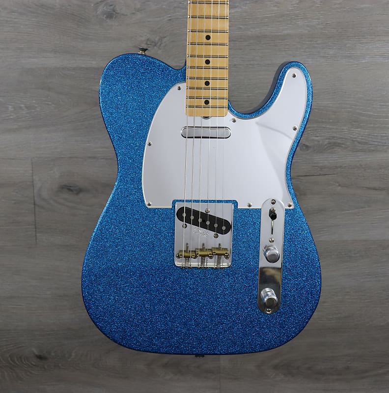 Fender J Mascis Signature Telecaster Bottle Rocket Blue Flake image 1