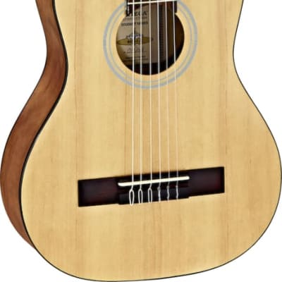 Ortega Guitars RST5-1/2 Student Series 1/2 Body Size Nylon Classical 6-String Guitar, Spruce Top and Catalpa Body, Natural Gloss Finish image 1