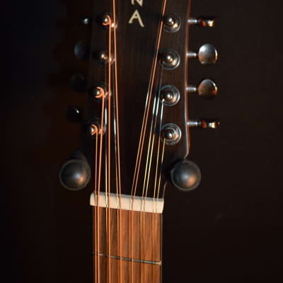 Luna Art Vintage DCE 12 String Acoustic Electric Guitar - Brand New B-Stock! image 4