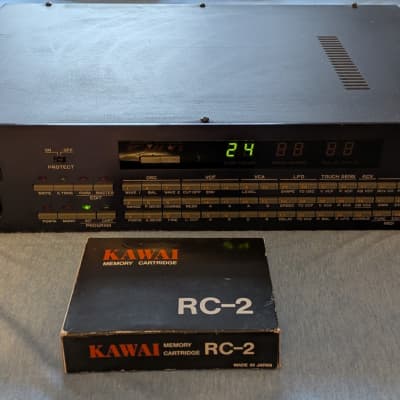Kawai K3m Hybrid Rackmount Wavetable Synthesizer with RC2 Cartridge 1986