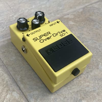 BOSS SD-1 Super Over Drive Keeley Mod Yellow Guitar Effects