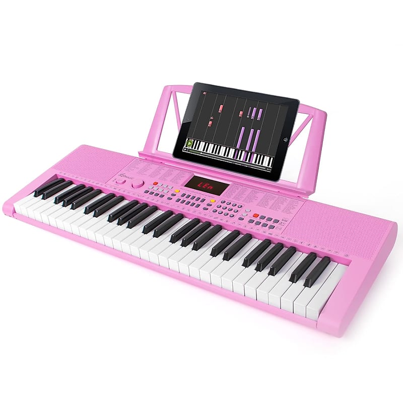 Best Choice Products 54-Key Beginners Electronic Keyboard Piano Set w/ LCD  Screen, Lighted Keys, 3-Teaching Modes 