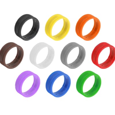 SuperFlex GOLD SFC-BAND-MULTI-10PK Colored ID Rings - 1 EACH OF TEN COLORS image 3