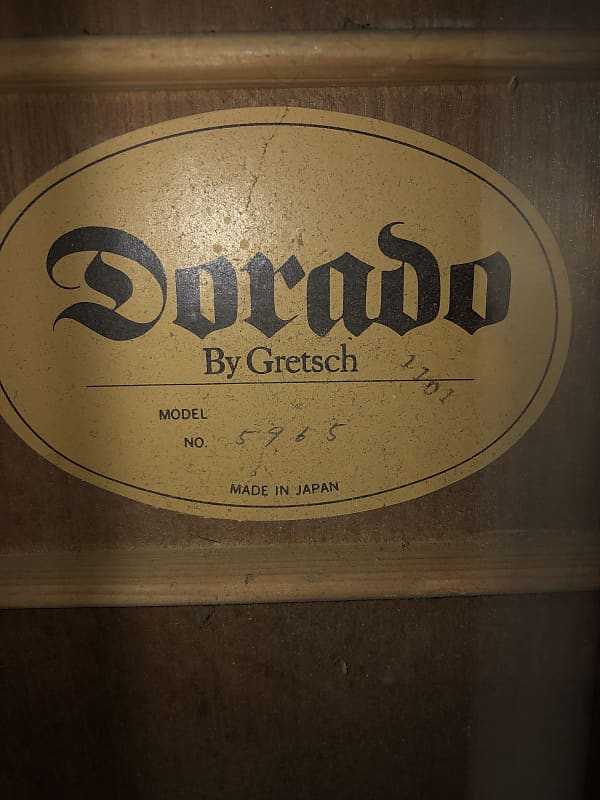Dorado by Gretsch アコースティックギター 5965　ケース付き Dorado by Gretsch アコースティックギター 5965 ケース付き