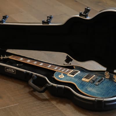 2015 Gibson Les Paul Traditional 100 Single-Cut Electric Guitar Ocean Blue image 20