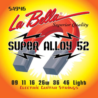 La Bella Super alloy 52 electric guitar strings SA946 image 1