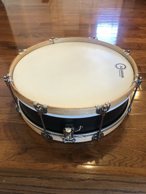 Bello Drum Co. 14” x 5” Prototype Thin Shell Fiberglass Snare Drum 2021 Flat Black image 1