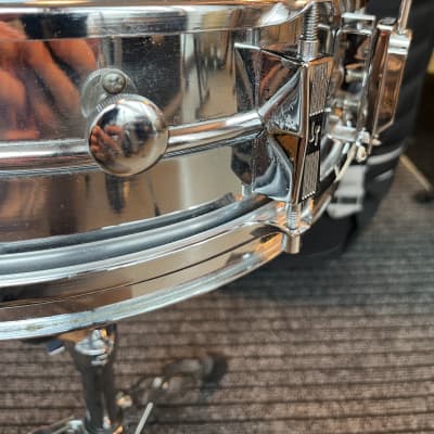Sonor snare-drum d454 70s - Ferromanganese/chrome image 3