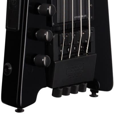 Steinberger Spirit XT-2 Standard Electric Bass, Left-Handed (with Gig Bag), Black image 4