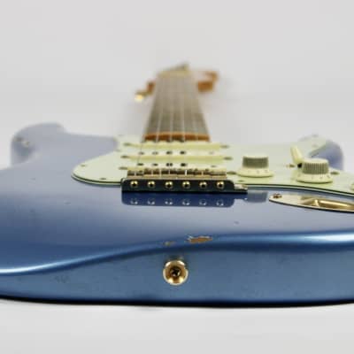 Fender Custom Shop 60s Strat Relic Gold Hardware Yuriy Shishkov Masterbuilt LakePlacidBlue ONE OF A KIND image 5